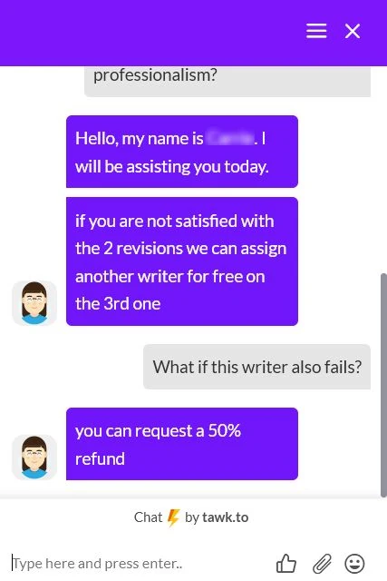 PaperHelp customer support
